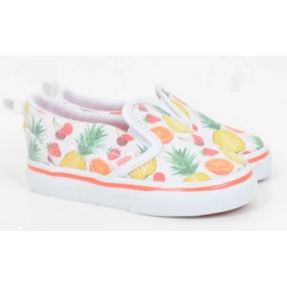 Vans Fruit Slip-on Infant Kids Sneakers Size 6 Slip-on Cherries Oranges NWT - Picture 6 of 8